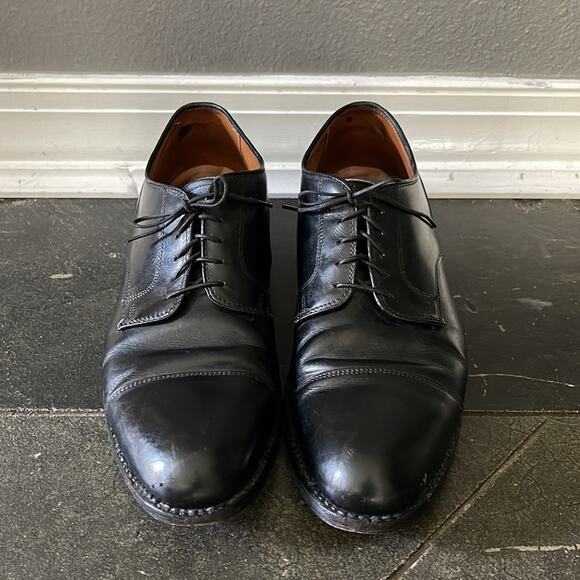 Alden 971 Calfskin  Straight toe Bulcher lace up Oxford dress shoes sz 11.5 main image 6